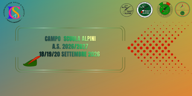 CAMPO SCUOLA ALPINI A.S.2026/27